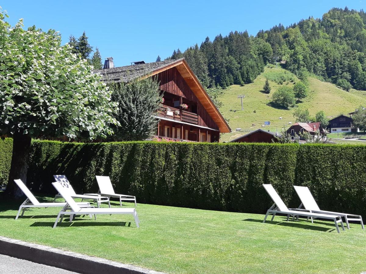 Hotel-Chalet Les Ecureuils Restaurant, Piscine, Garage Le Grand-Bornand Exteriér fotografie