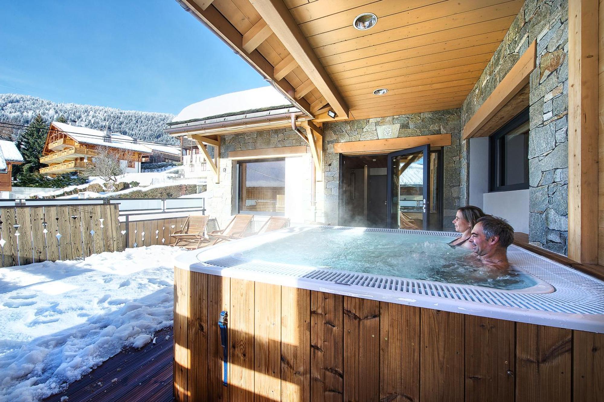 Hotel-Chalet Les Ecureuils Restaurant, Piscine, Garage Le Grand-Bornand Exteriér fotografie