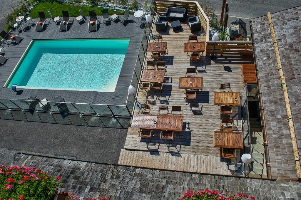 Hotel-Chalet Les Ecureuils Restaurant, Piscine, Garage Le Grand-Bornand Exteriér fotografie